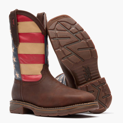 Durango Durango® Workin' Rebel™ Patriotic Steel Toe Work Boot
