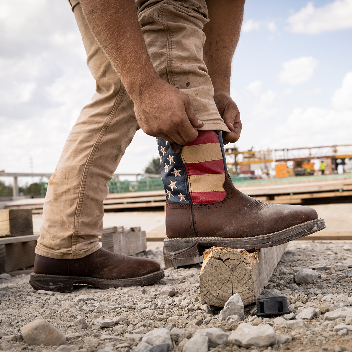 Durango Durango® Workin' Rebel™ Patriotic Steel Toe Work Boot