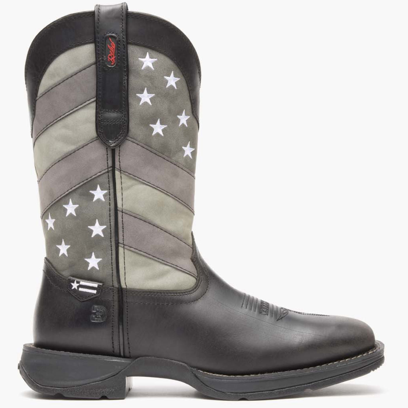 Durango Rebel by Durango® Faded Black Flag Western Boot