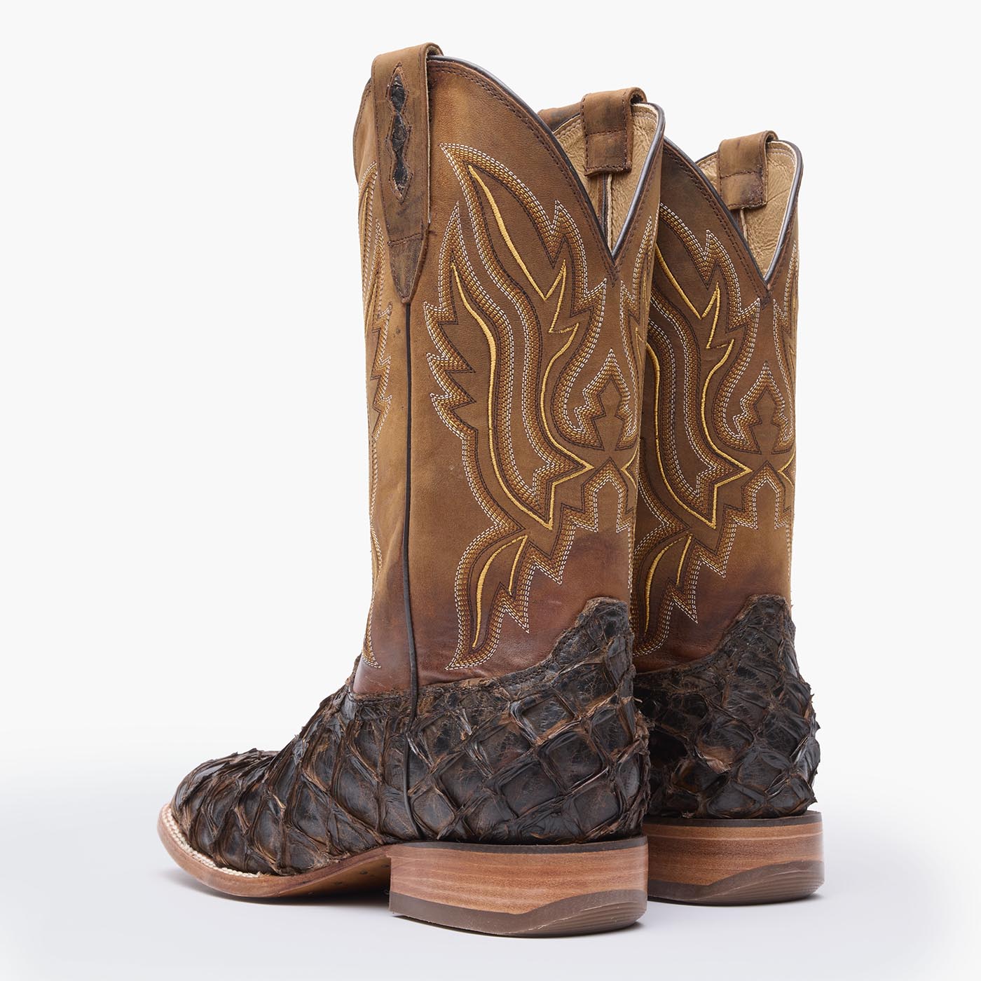 Durango Durango® Premium Exotics™ Dark Brown Pirarucu Western Boot