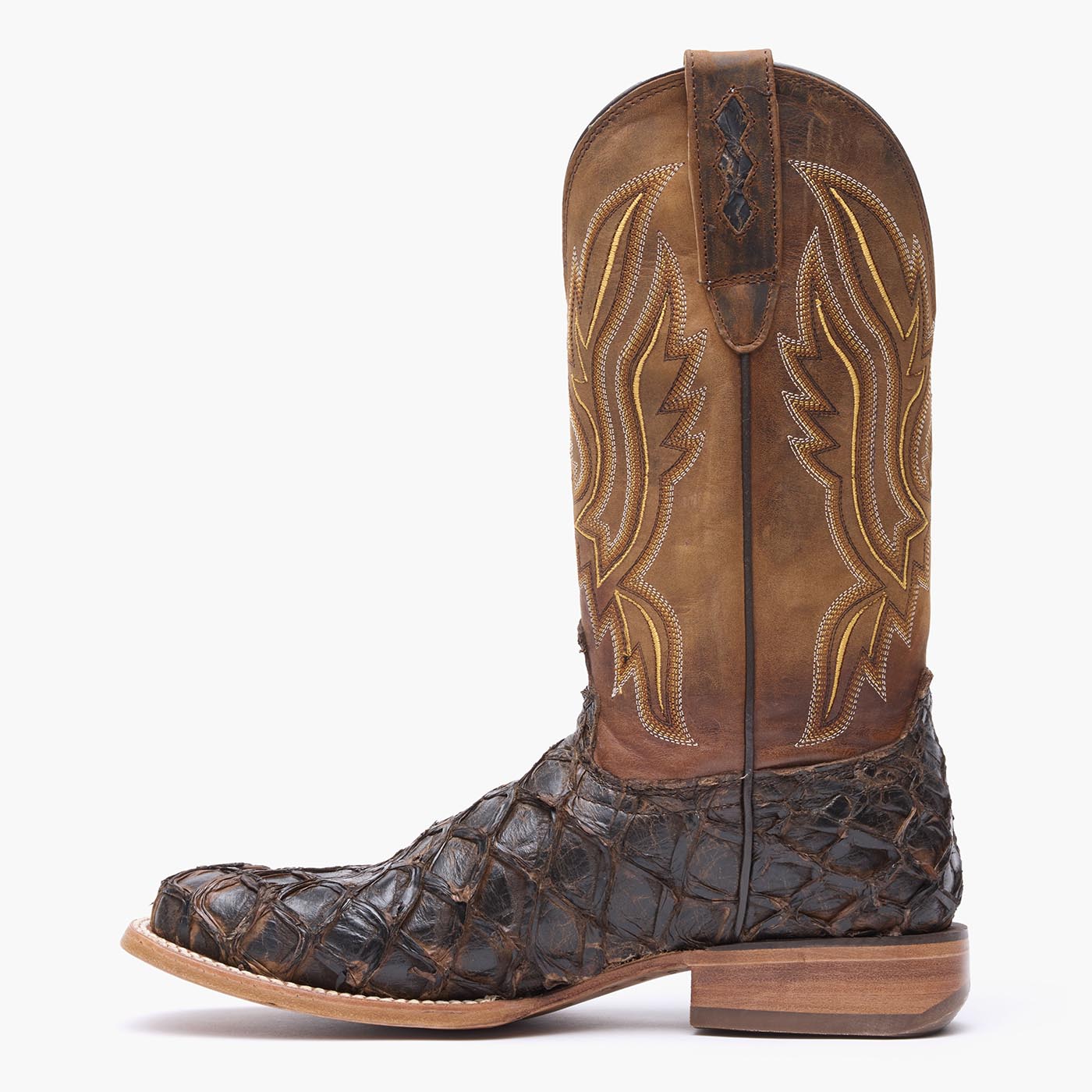 Durango Durango® Premium Exotics™ Dark Brown Pirarucu Western Boot