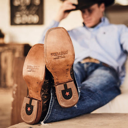 Durango Durango® Premium Exotics™ Dark Brown Pirarucu Western Boot