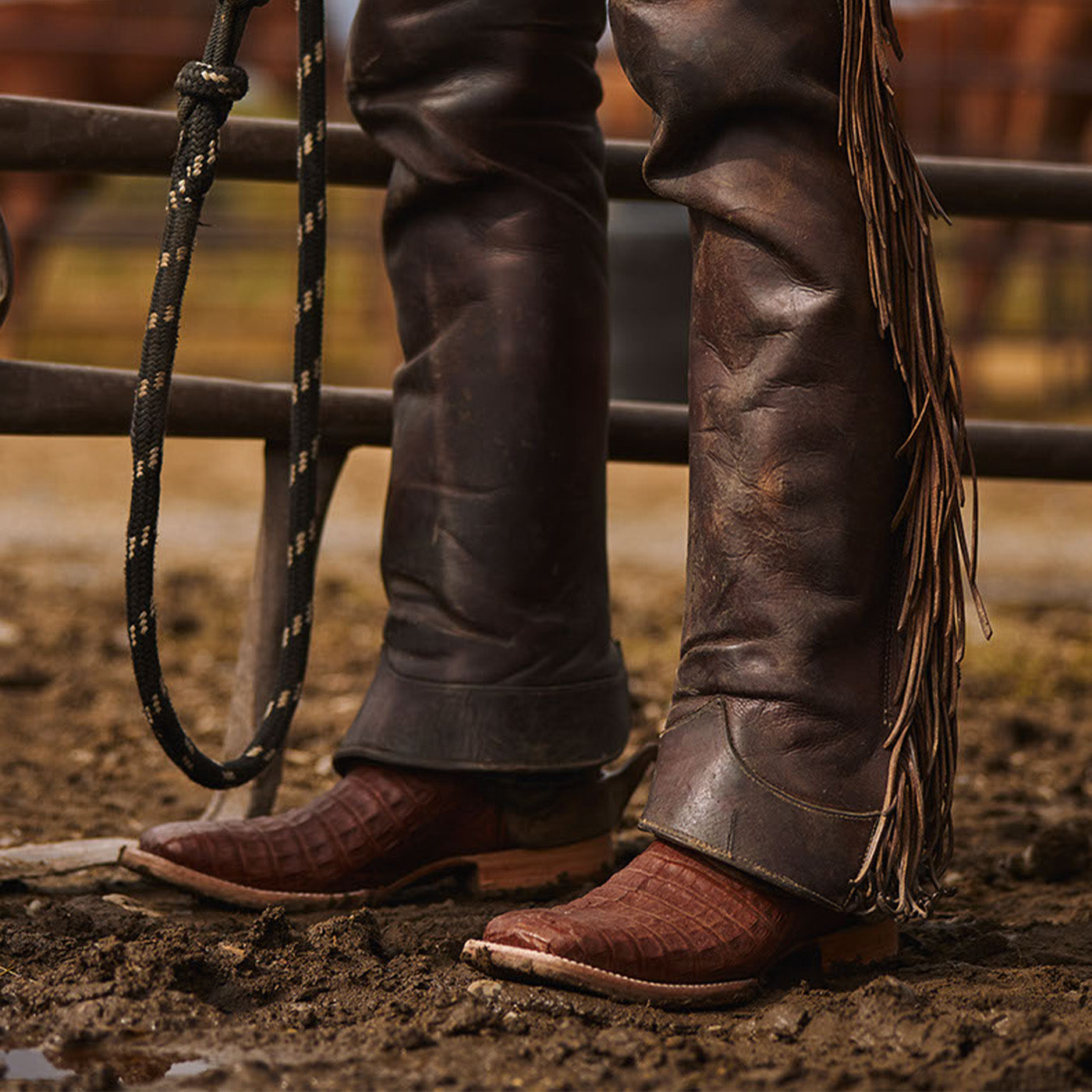 Durango Durango® Men's PRCA Collection Caiman Belly Western Boot