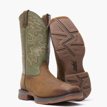 Durango Rebel™ by Durango® Coffee & Cactus Pull-On Western Boot