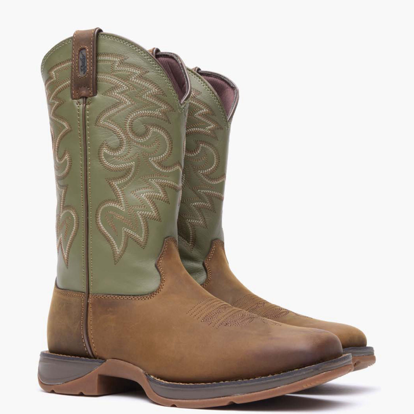 Durango Rebel™ by Durango® Coffee & Cactus Pull-On Western Boot