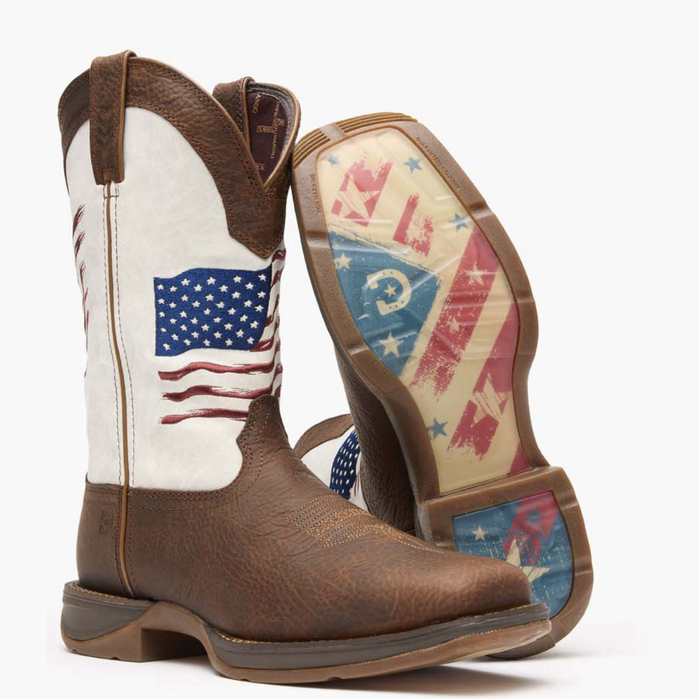 Durango Rebel by Durango® Distressed Flag Embroidery Western Boot