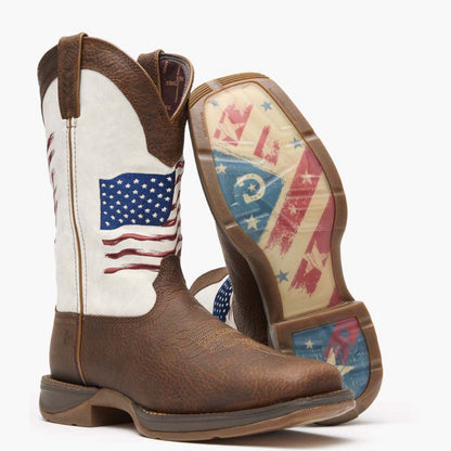 Durango Rebel by Durango® Distressed Flag Embroidery Western Boot