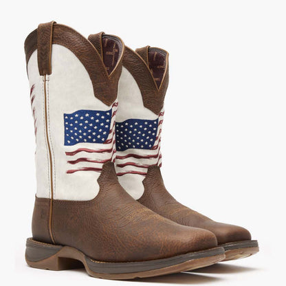 Durango Rebel by Durango® Distressed Flag Embroidery Western Boot