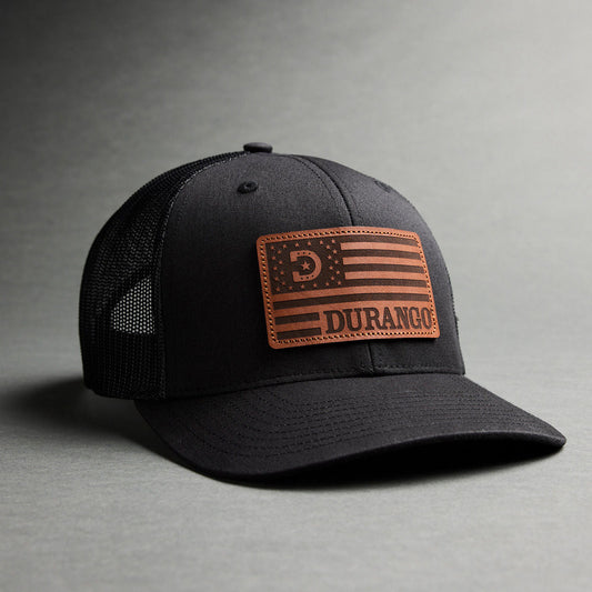 Durango Durango Patriotic Logo Leather Patch Ball Cap