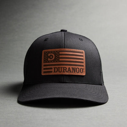 Durango Durango Patriotic Logo Leather Patch Ball Cap