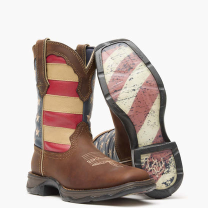Durango Lady Rebel by Durango® Patriotic Women's Pull-On Western Flag Boot
