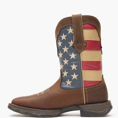 Durango Lady Rebel by Durango® Patriotic Women's Pull-On Western Flag Boot