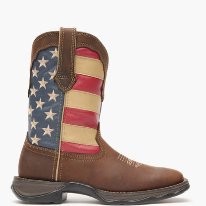 Durango Lady Rebel by Durango® Patriotic Women's Pull-On Western Flag Boot