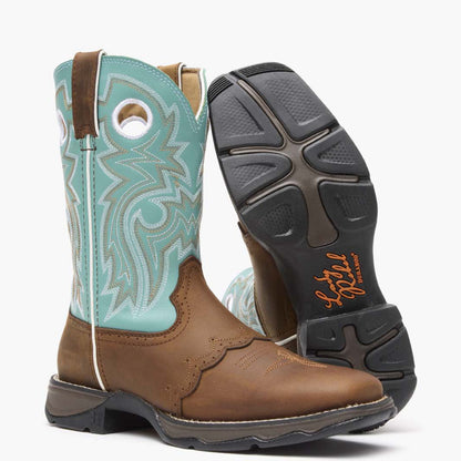 Durango Lady Rebel by Durango® Women's Powder n' Lace Saddle Western Boot