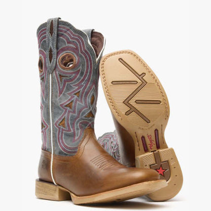 Durango Durango® Lady Rebel Pro™ Women's Golden Brown & Periwinkle Western Boo