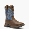 Dark Brown and Blue