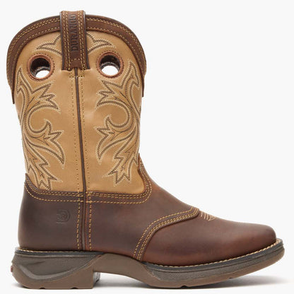 Durango Lil’ Rebel by Durango® Big Kids Brown Tan Western Boot