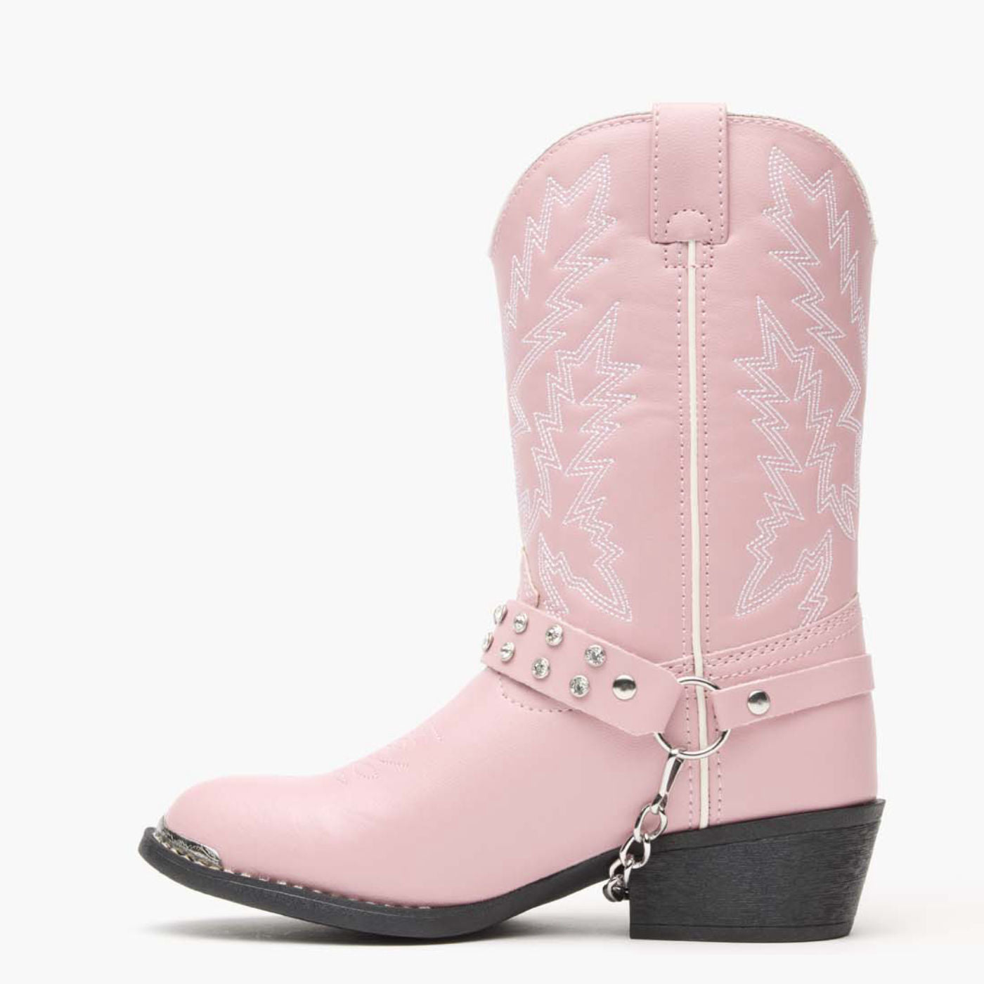 Durango Lil' Durango® Big Kid Pink Rhinestone Western Boot