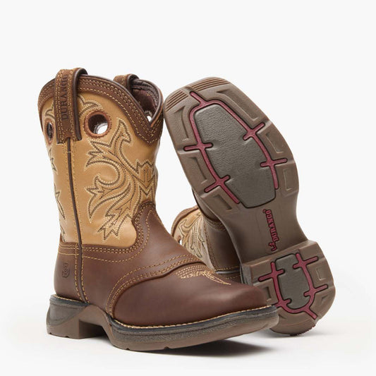 Durango Lil’ Rebel™ by Durango® Little Kids’ Brown Tan Western Boot