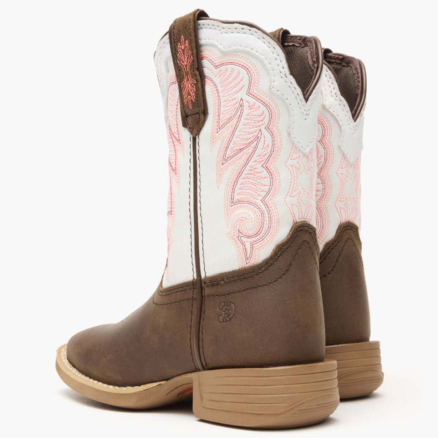 Durango Durango® Lil' Rebel Pro™ Little Kid's Trail Brown and White Western Bo