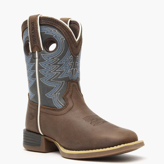 Durango Durango® Lil' Rebel Pro™ Big Kid's Blue Western Boot