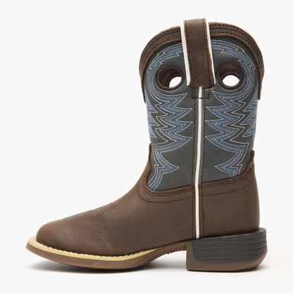 Durango Durango® Lil' Rebel Pro™ Big Kid's Blue Western Boot
