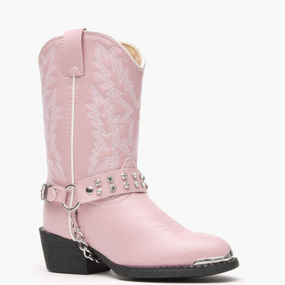 Durango Lil' Durango® Little Kid Pink Rhinestone Western Boot