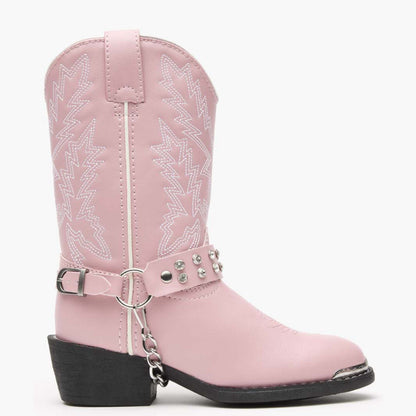 Durango Lil' Durango® Little Kid Pink Rhinestone Western Boot